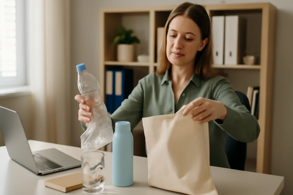 Come eliminare la plastica monouso in ufficio? Strategie semplici che funzionano davvero