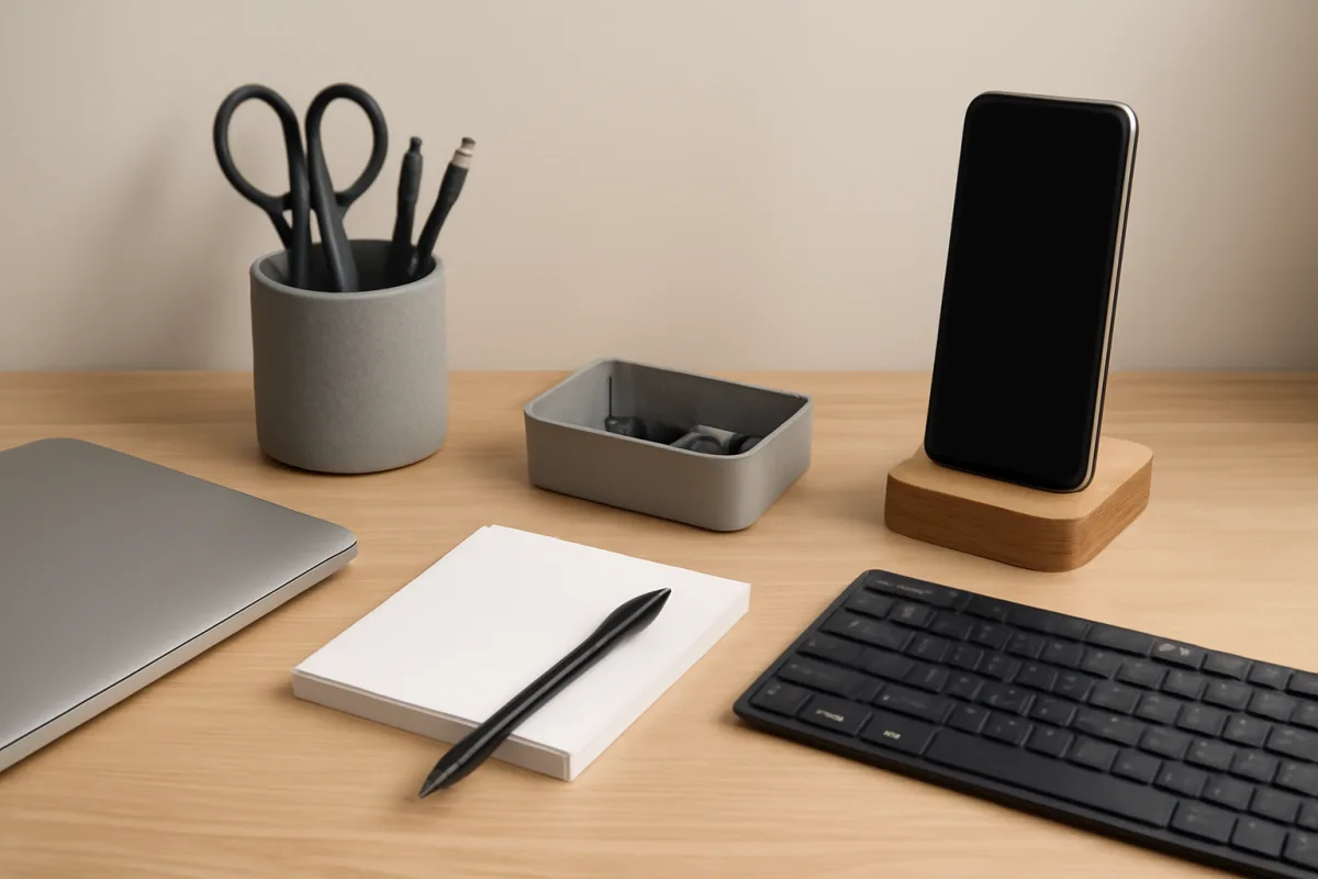 Ordine sulla scrivania: semplici accessori che accelerano il lavoro quotidiano