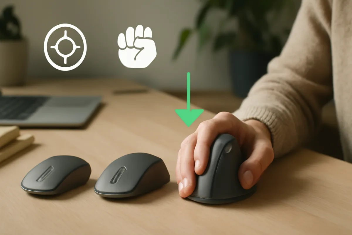Come scegliere il mouse ergonomico giusto per la scrivania: migliora la precisione e riduci la fatica