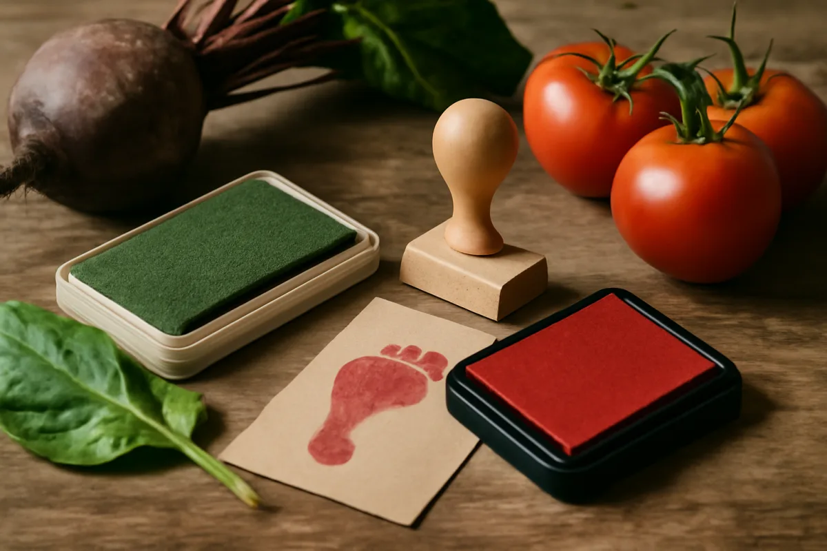 Inchiostri vegetali per timbri: vantaggi concreti rispetto agli inchiostri chimici tradizionali