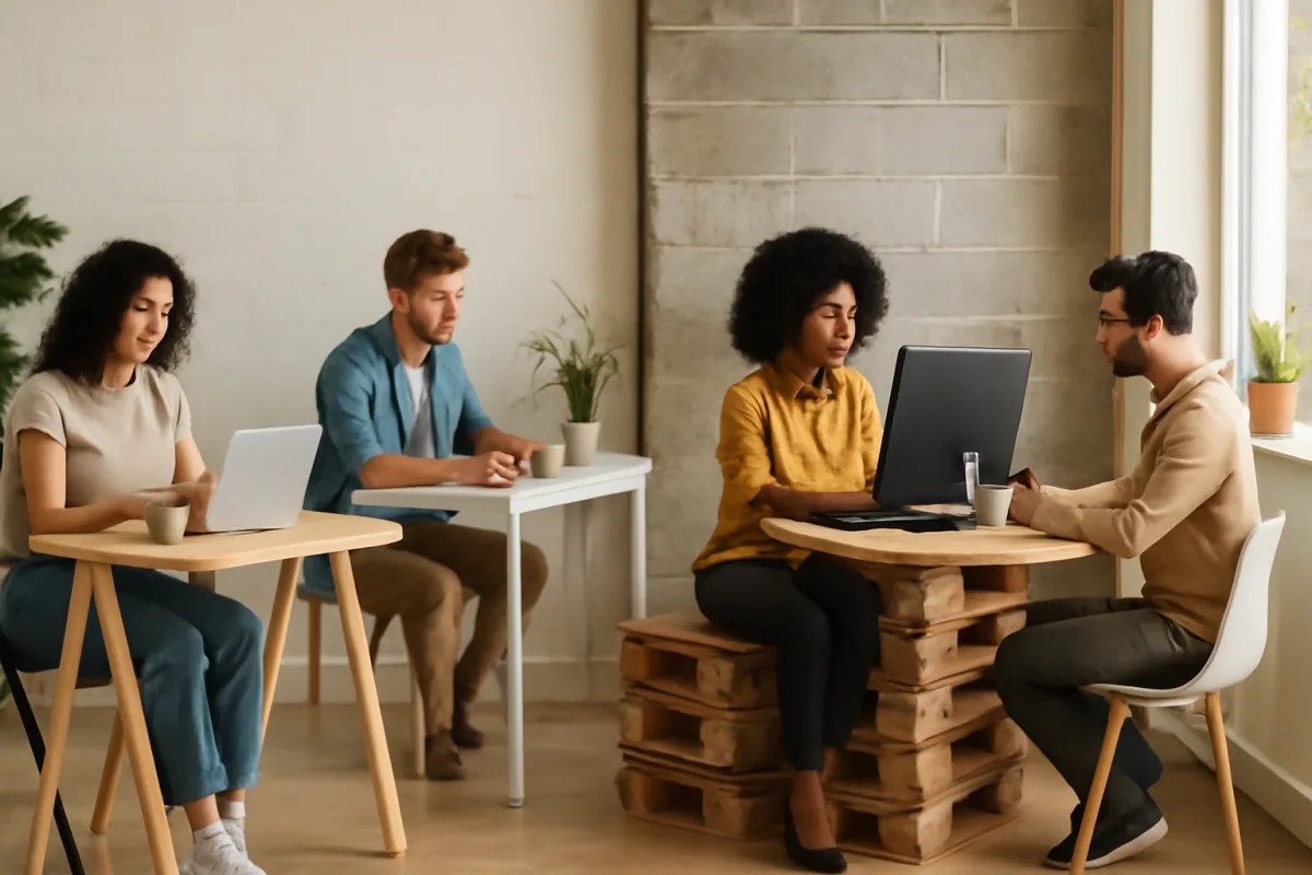 Quattro idee originali per organizzare postazioni di coworking: praticità senza costi eccessivi