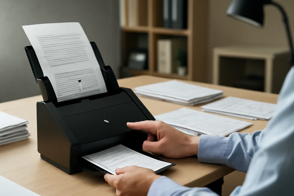 Scanner da tavolo per ufficio: come velocizzare la gestione dei documenti in pochi passaggi